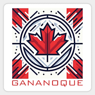 Gananoque Ontario Canada Flag Magnet